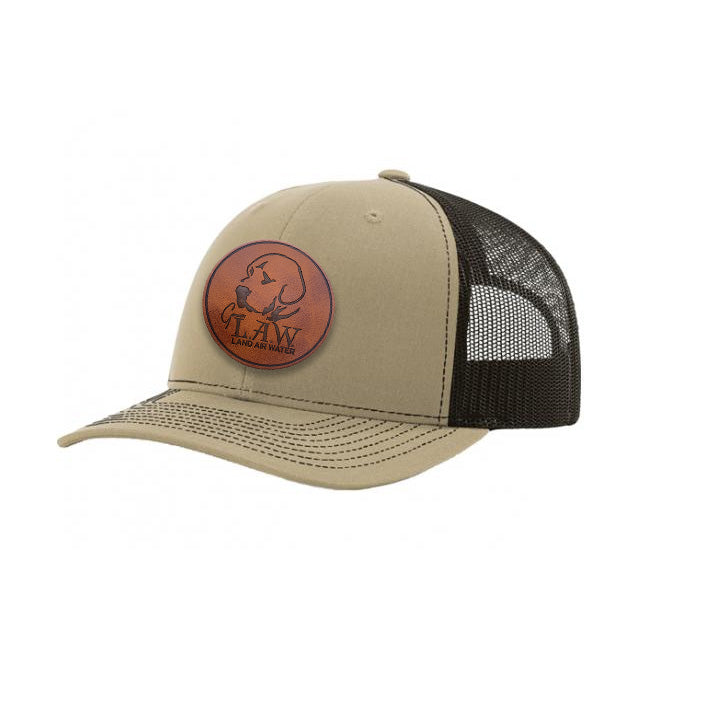Leather L.A.W Dog patch Hat